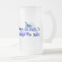 Woman On Path Mug