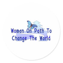 Woman On Path stickers by orsobear Woman On Path stickers