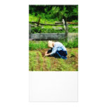 Woman Planting Garden Photo Card Template