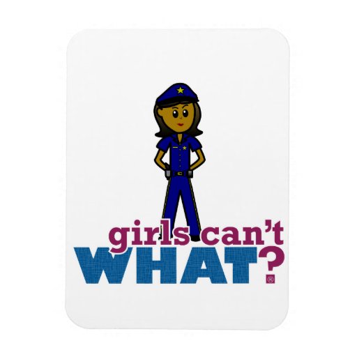 Woman Police Officer Magnet