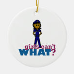 Woman Police Officer Ornament