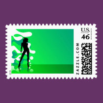 Woman postage