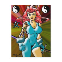 woman postcards by mayhem11669 woman postcards