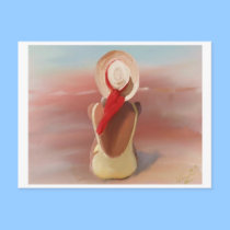 Woman postcards