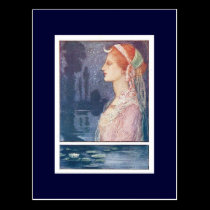 woman postcards
