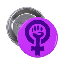 Woman power button buttons