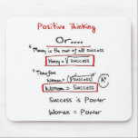 Woman Power Mousepad mousepads