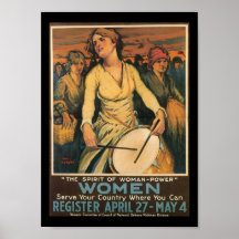 Woman-Power World War II Print
