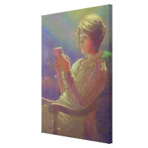 Woman Reading, 1921 Gallery Wrapped Canvas