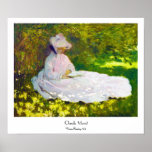Woman Reading  Claude Monet Posters