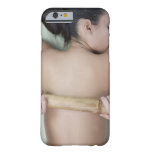 Woman receiving spa treatment barely there iPhone 6 case