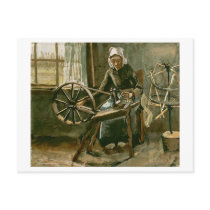 Woman Reeling Yarn, Vincent van Gogh Post Card