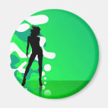 Woman Refrigerator Magnet
