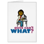 Woman Scientist Card