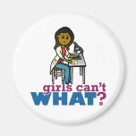 Woman Scientist Fridge Magnet