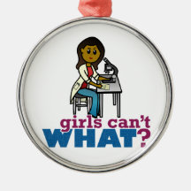 Woman Scientist Ornament