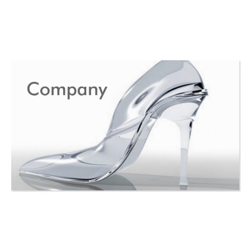 Woman Shoe - Business Card (back side)