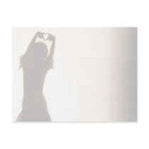Woman Silhouette postcards