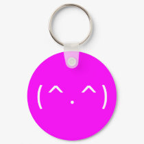 Woman Smile (Japanese Smiley) keychains