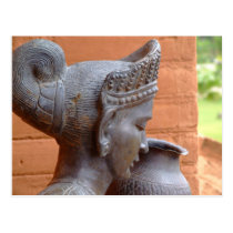 Woman Statue postcards