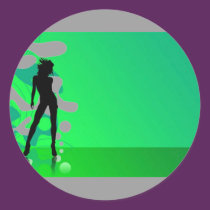 Woman stickers