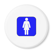 Woman Symbol magnets