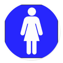 Woman Symbol stickers