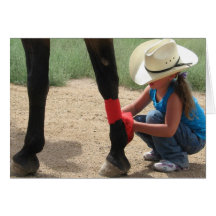 Woman Vet Congratulations Graduate Ranch Farm DVM Card