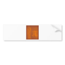 WOMAN WALKING INTO WATER BUMPER STICKERS