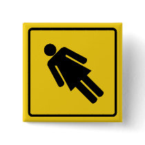 Woman Warning Button