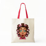 Woman Wearing Curlers bags