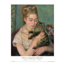 Woman with a Cat posters by ScienceViews Woman with a Cat posters
