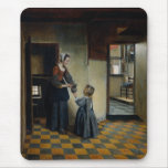 Woman With A Child In A Pantry Mouse Pads