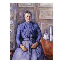 Woman with a Coffee Pot, c.1890-95 Post Card
