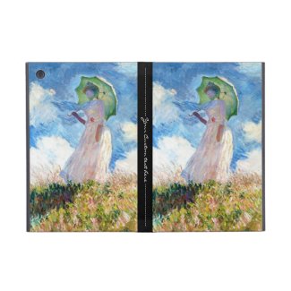 Woman with a Parasol Claude Monet Cases For iPad Mini