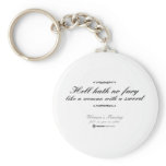 Woman With a Sword Key Chains