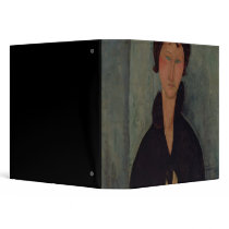 Woman with Blue Eyes, c.1918 Vinyl Binder