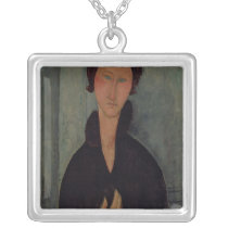 Woman with Blue Eyes, c.1918 Necklaces