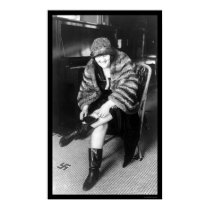 Woman with Booze in Her Boot 1922 posters by lc_vintagephotos Woman with Booze in Her Boot 1922 posters