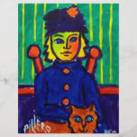 Woman with Cat 31 by Piliero Flyers