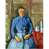 Woman With Coffee Pot By Paul Cézanne Photo Cut Out