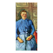 Woman With Coffee Pot By Paul Cézanne Rack Card Template