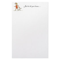 Woman with Frog Stationery