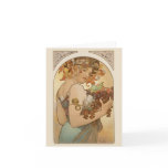 Woman with Fruit Greeting Card