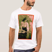 Woman with Guitar t-shirts