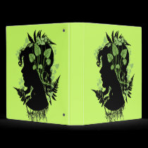 Woman with Leaves and Vines binders