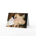 woman with pig valentine day cards by daddylion woman with pig valentine day cards