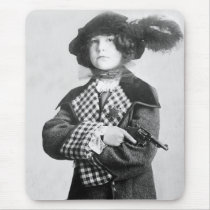 Woman with Pistol, 1910 Mouse Pad