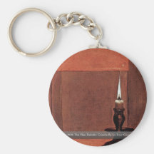 Woman With The Flea Details: Candle Keychain