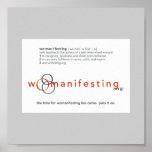 WOMANIFESTING poster posters